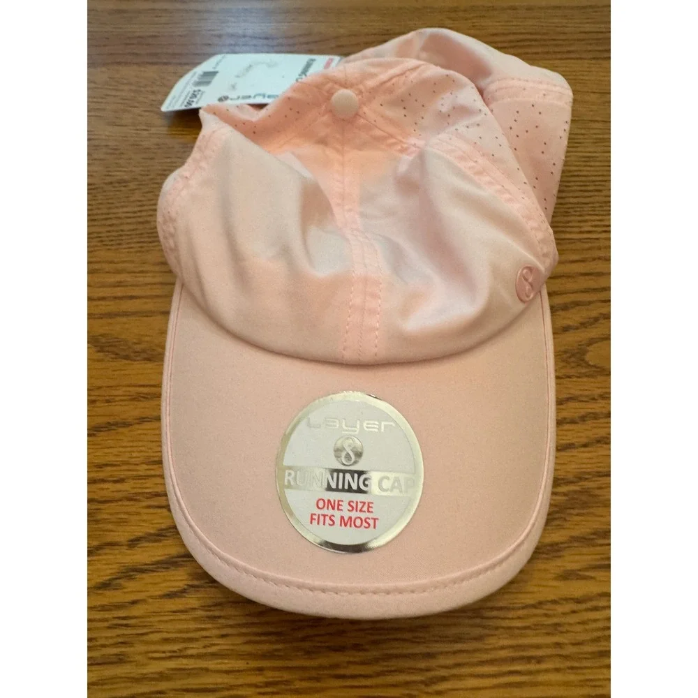 Layer 8 Womens Running Cap Pink Moisture Wicking Reflective Hat FLH295 OSFM